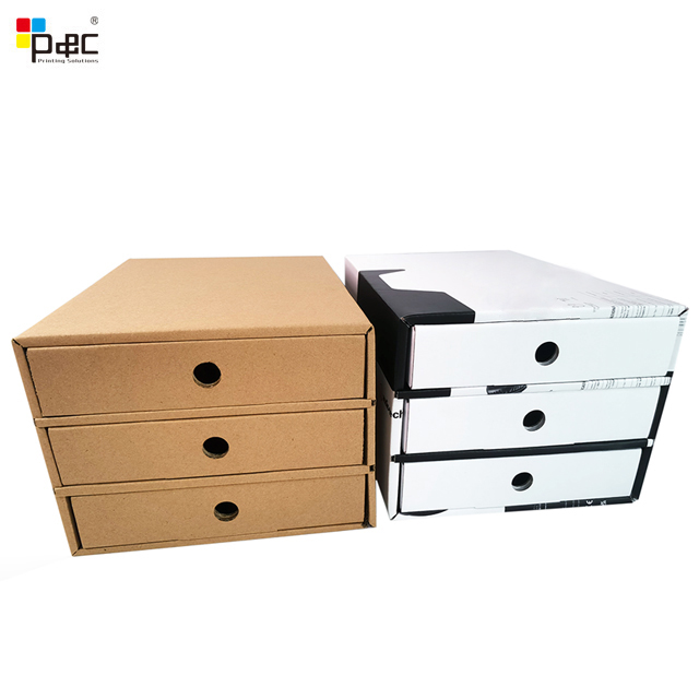 High Quality desk organizer Durable Using Three Shelves Draw File Rack Flat Bag Paper display and storage