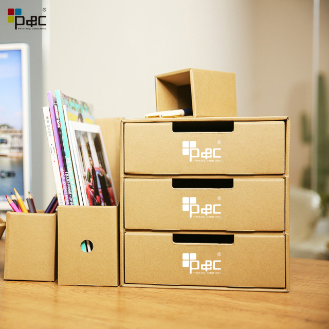 Factory price Office Storage box File Boxes high quality 3-layer file storage box