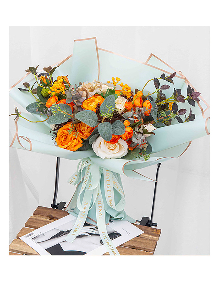 P&C - Flower Packing Paper Gold Edge Paper For Flower Bouquet Packing paper / card