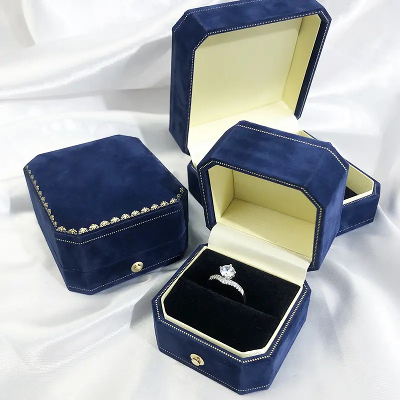 Luxury jewelry gift boxes custom logo ring necklace earring packaging jewelry boxes bracelet box
