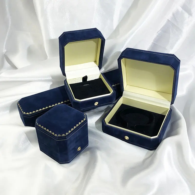 Luxury jewelry gift boxes custom logo ring necklace earring packaging jewelry boxes bracelet box