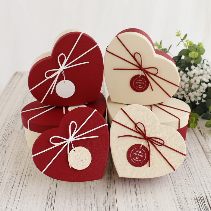 P&C - Heart Shape Boxes Valentines Day Boxes Packaging Gift Accessories Customized paper Jewelry Box