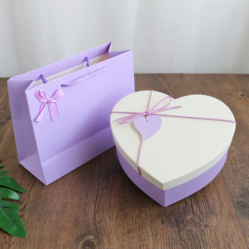 P&C - Heart Shape Boxes Valentines Day Boxes Packaging Gift Accessories Customized paper Jewelry Box