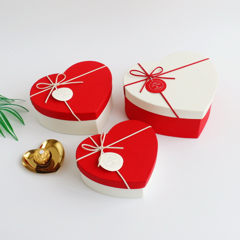P&C - Heart Shape Boxes Valentines Day Boxes Packaging Gift Accessories Customized paper Jewelry Box