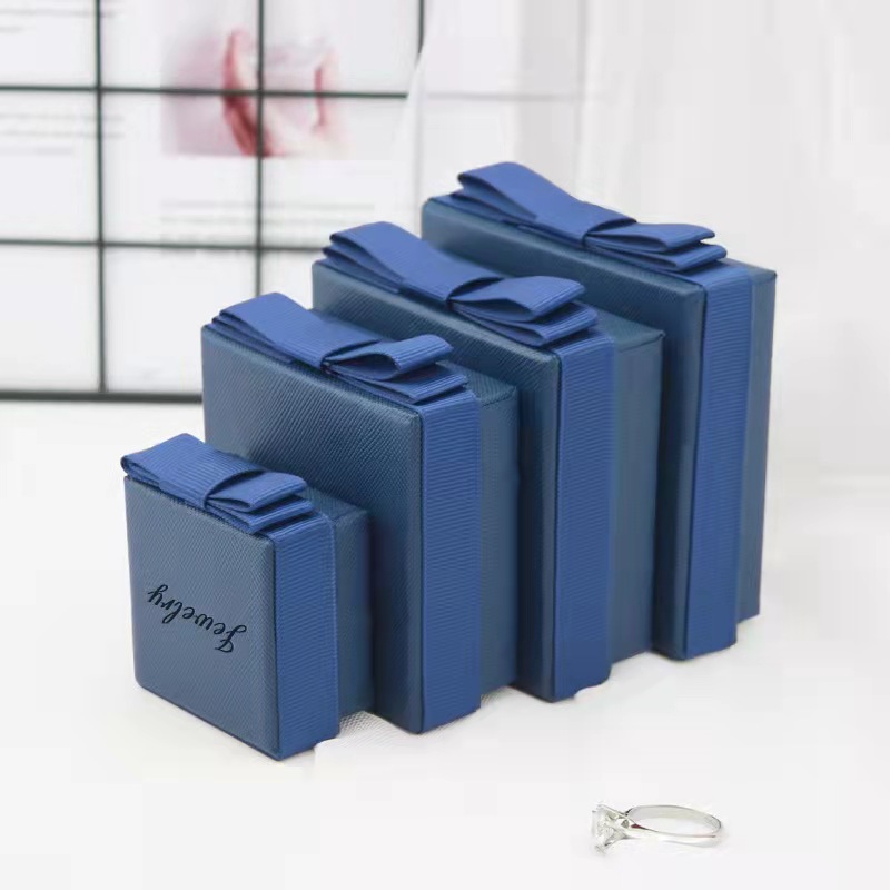 high quality lid and baase gift box Perfume Paper Box Packaging With Ribbon Square Cosmetic Jewelry Box