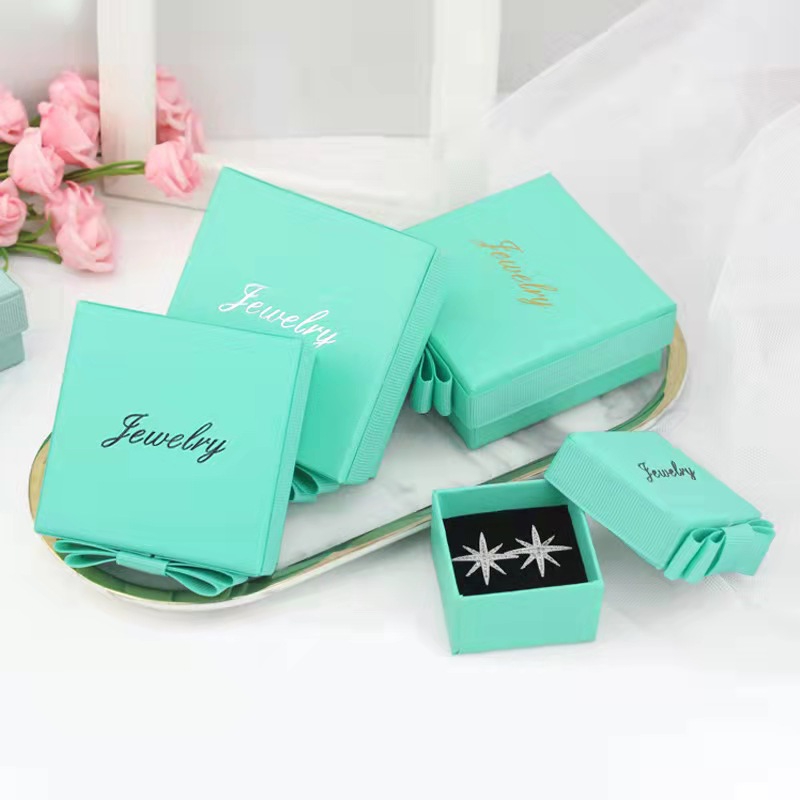 high quality lid and baase gift box Perfume Paper Box Packaging With Ribbon Square Cosmetic Jewelry Box