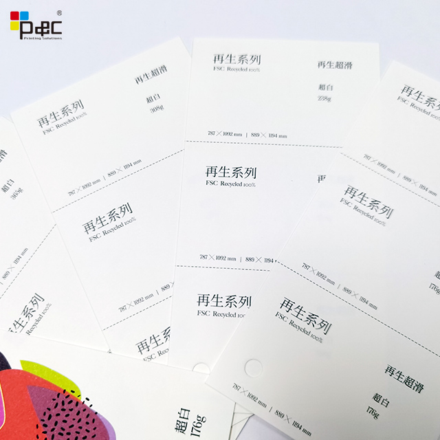 P&C - Paper Processing 176g/238g/308g/365g Offset Paper Recycled 100% Silk Smooth P&c Packaging paper / card