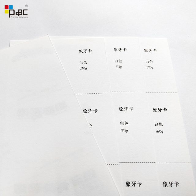 P&C - Carbonless Paper Offset 180g/240g/315g/370g Ivory Board Offset Printers 4c Printing paper / card