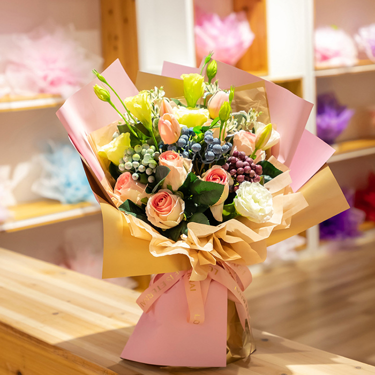 Packaging Gift Wrapping Paper For Flowers Latest Hot Waterproof Bouquet Wrapping Paper Flower Wrapping Paper paper