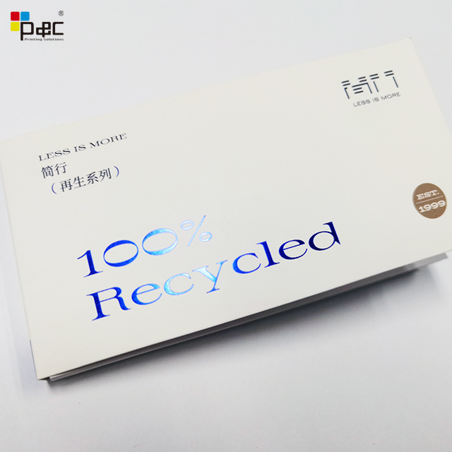 P&C - 238g Paper Processing Recycled 100% Offset Paper For Instruction Book/ Brochure/ Poster Packaging paper / card