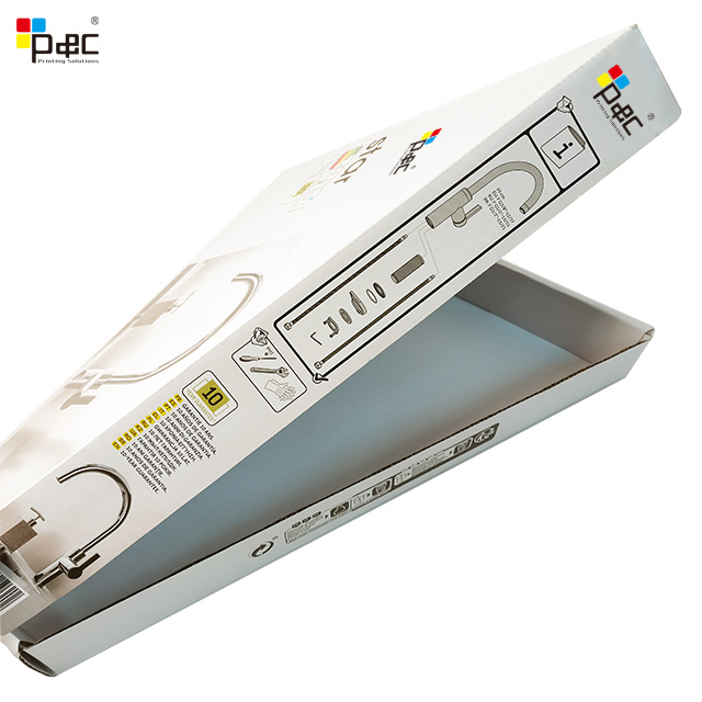P&C - High Quality Corrugated Box Oem Water Tube Box Home Application Packing Shipping Mail Box corrugated box