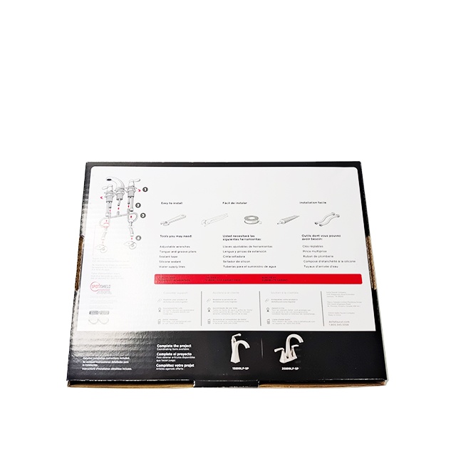 Eco-friendly Paper mailer Box custom Corrugated shipping Box For Water Stopcock Glossy Lamination corrugated box