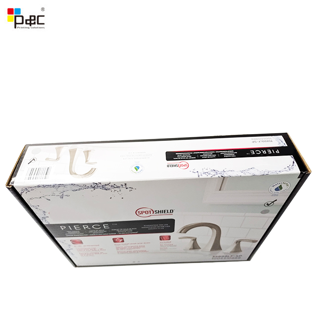 Eco-friendly Paper mailer Box custom Corrugated shipping Box For Water Stopcock Glossy Lamination corrugated box