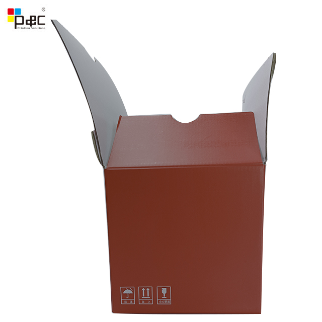 Cheap price food packaging box custom logo corrugated shipping paper box food zipper corrugated box