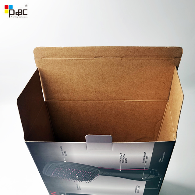 Factory price kraft paper box custom packaging box carton personal care hair dryer box sport UV paper box