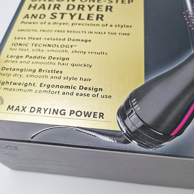 Factory price kraft paper box custom packaging box carton personal care hair dryer box sport UV paper box