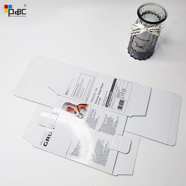 High quality Corrugated paper box Glossy Lamination Packaging Corrugated Boxes For Hair Dryer