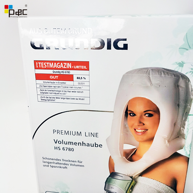High quality Corrugated paper box Glossy Lamination Packaging Corrugated Boxes For Hair Dryer
