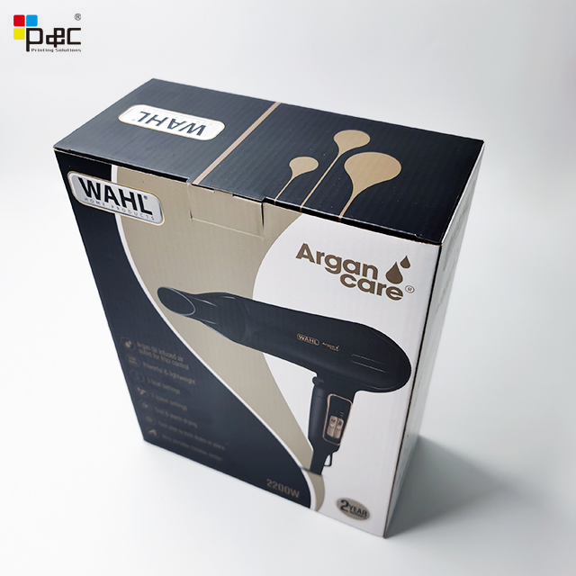 Factory Price Electronic Corrugated Paper Box hair dryer Packaging Box Colored Corrugated Box