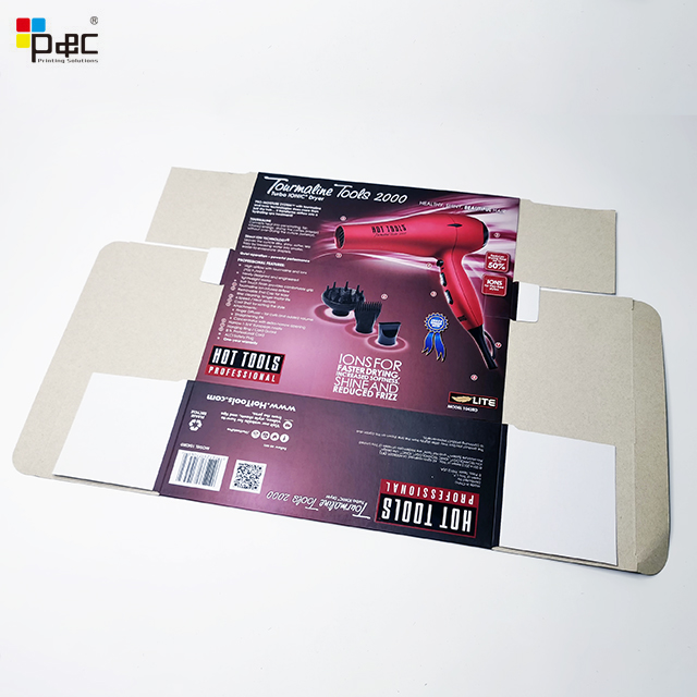 Factory custom paper packaging box cheap price hair dryer packaging custom logo paper box for home appliance