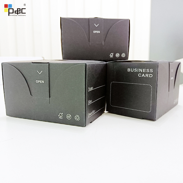 P&C - Name Card Business Card Box Wood Business Business Card Wood Boxes P&c Packaging paper / card