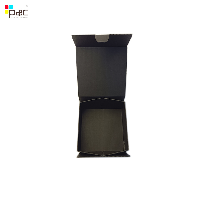 Customized Black folding box Paper Storage Foldable Gift Box custom logo Appliance Box for electronic products
