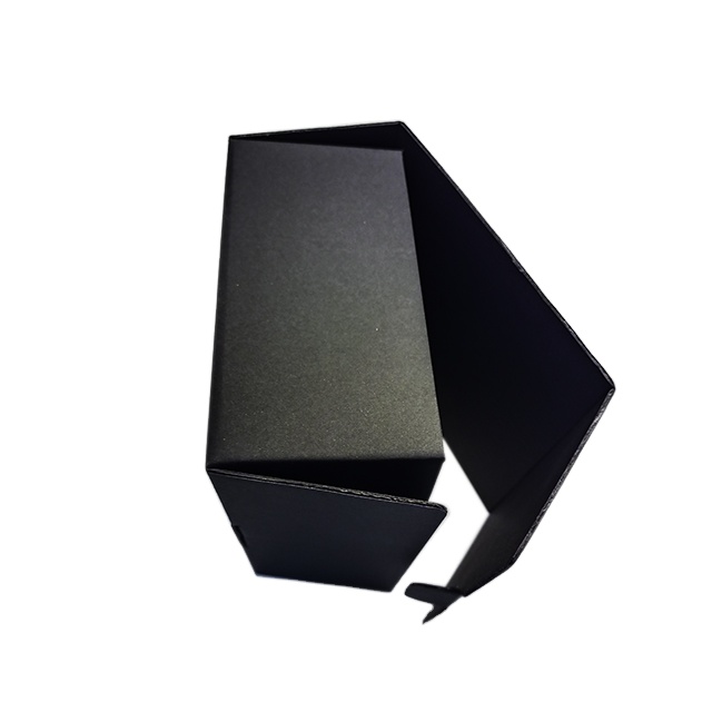 Customized Black folding box Paper Storage Foldable Gift Box custom logo Appliance Box for electronic products