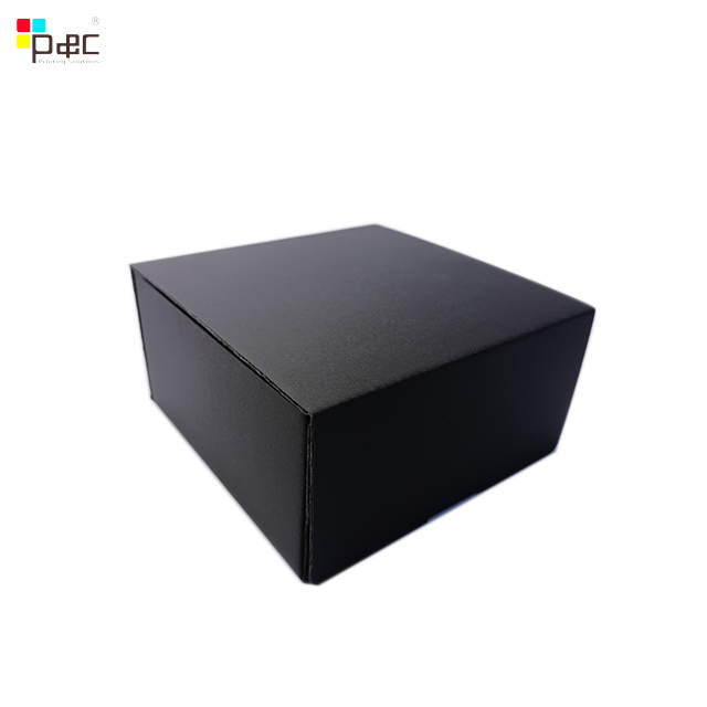 Customized Black folding box Paper Storage Foldable Gift Box custom logo Appliance Box for electronic products