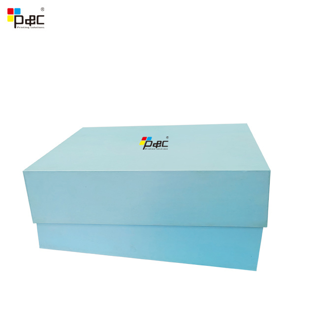 Wholesale High Quality Cosmetic Gift Box Cardboard Gaper Gift Blue Box with Custom Logo