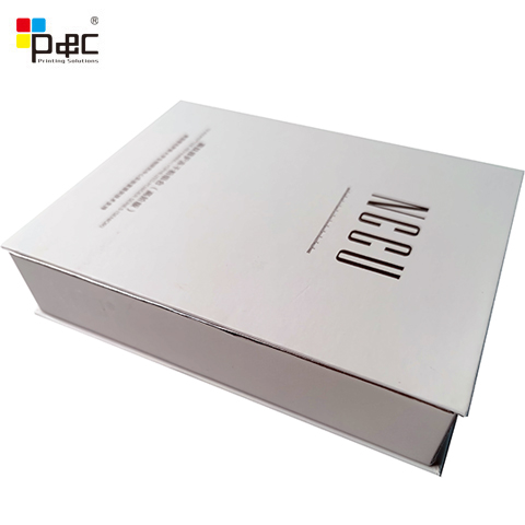 Wholesale Lid Magnetic Gift Boxes Packaging paper box hot stamping Cosmetics Box with inner tray