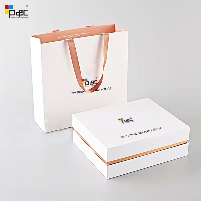 High-end Gift Box Silk Tray luxury cosmetic packaging Box custom logo lid and base Packing Box