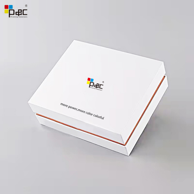High-end Gift Box Silk Tray luxury cosmetic packaging Box custom logo lid and base Packing Box