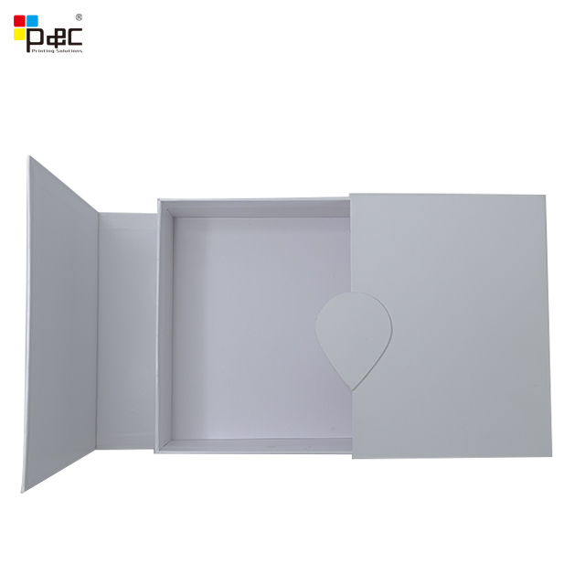 White Paper Two Door Open Packaging Gift Box New Design magnetic box Electronic Packaging Box