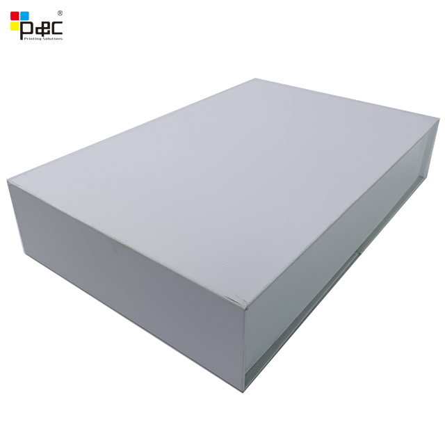 White Paper Two Door Open Packaging Gift Box New Design magnetic box Electronic Packaging Box