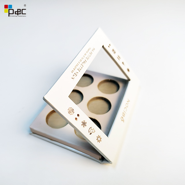 P&C - Colorful Eyeshadow Palette Paper Box For Makeup Cosmetic Packaging Empty Eye Shadow Box Packaging Cosmetic Box