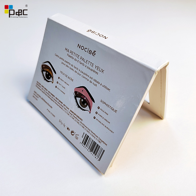 P&C - Colorful Eyeshadow Palette Paper Box For Makeup Cosmetic Packaging Empty Eye Shadow Box Packaging Cosmetic Box