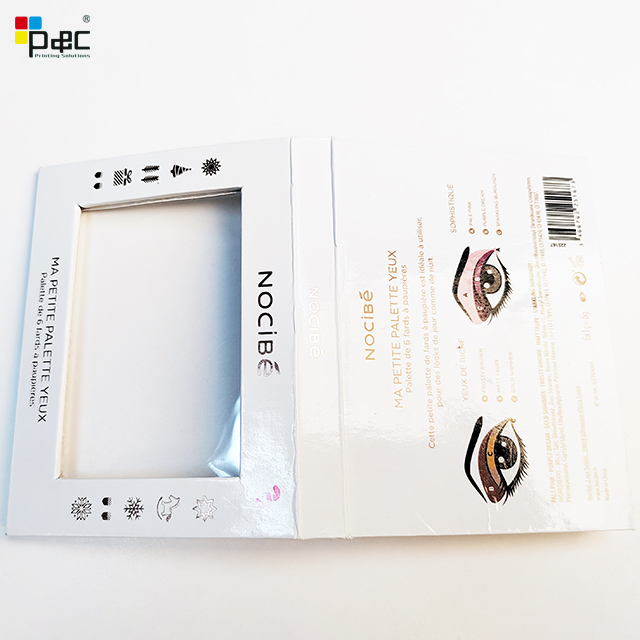 P&C - Colorful Eyeshadow Palette Paper Box For Makeup Cosmetic Packaging Empty Eye Shadow Box Packaging Cosmetic Box
