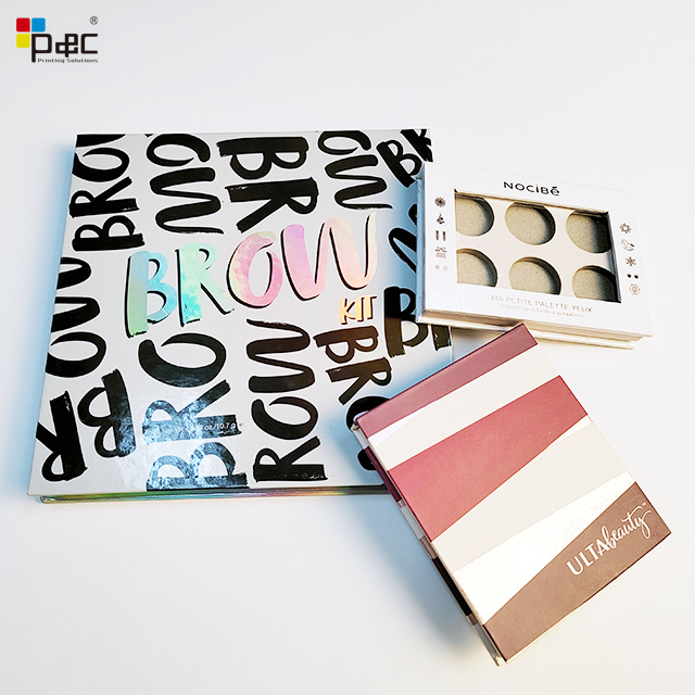 P&C - Colorful Eyeshadow Palette Paper Box For Makeup Cosmetic Packaging Empty Eye Shadow Box Packaging Cosmetic Box