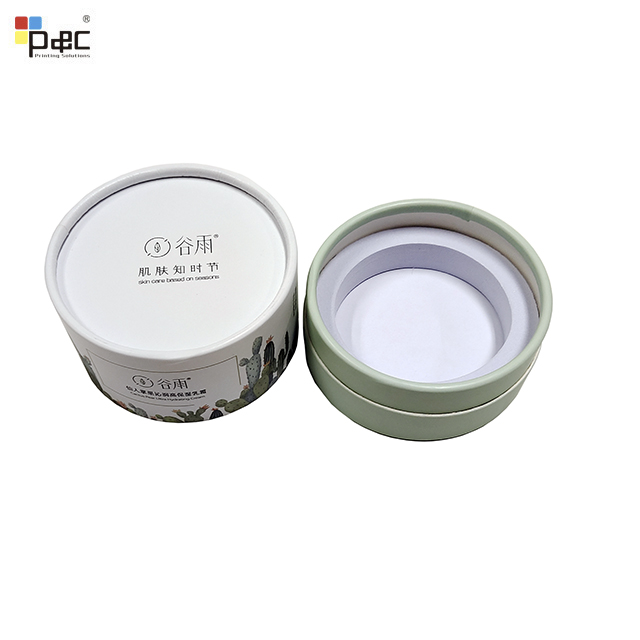 Wholesale Price Cosmetic Round Gift Box Customized Printing High Moisture Cream Cosmetic Packaging Box