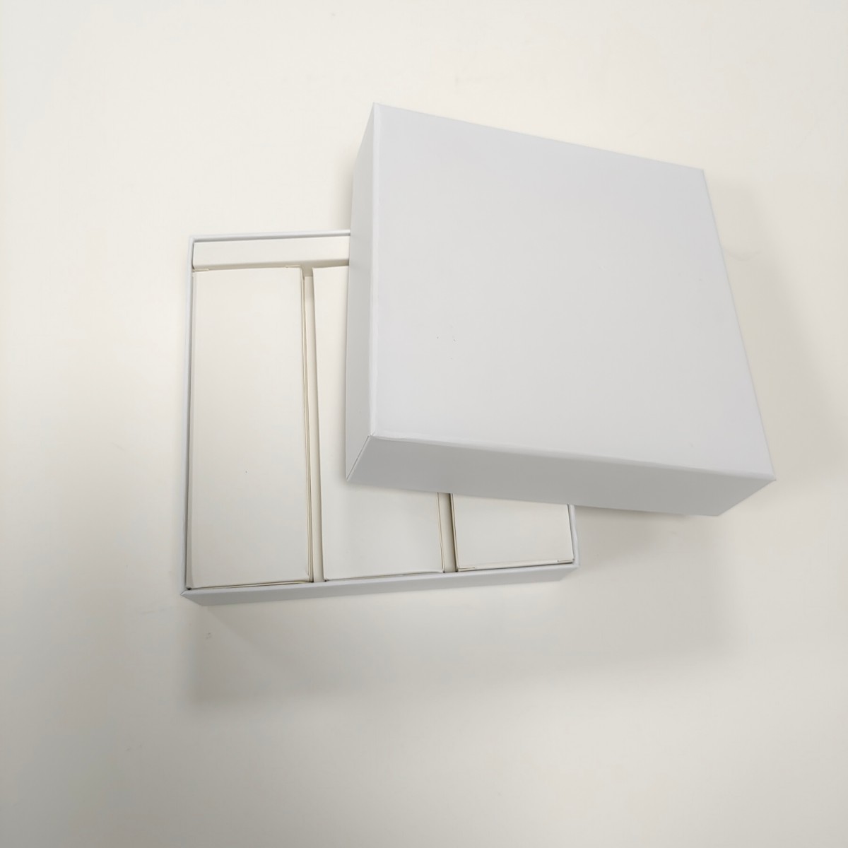 eco friendly white paper lid and base paper boxes high quality packaging gift box with custom printing