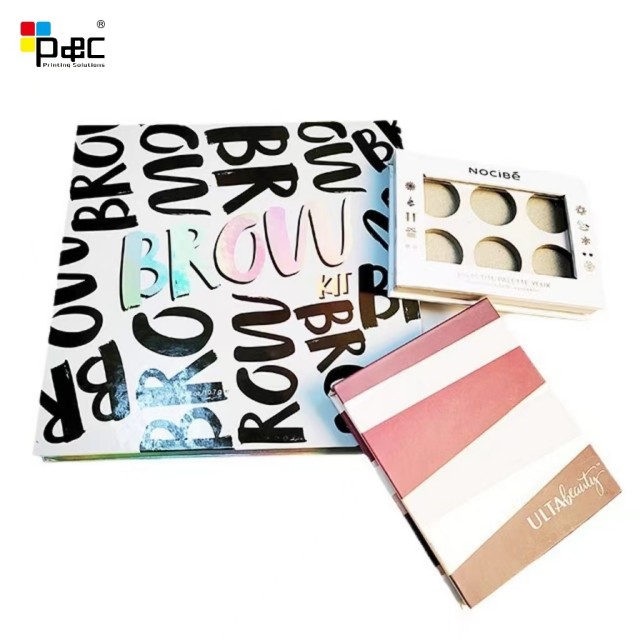Custom made gift box supplier cosmetic packaging box Eye shadow packaging custom logo paper box