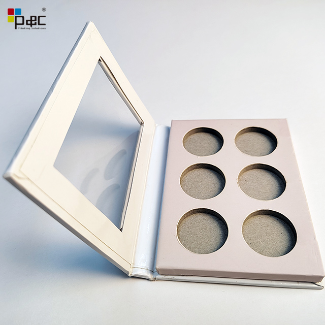 Custom made gift box supplier cosmetic packaging box Eye shadow packaging custom logo paper box