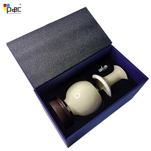 Customized Packaing Gift Box For Ceramic Humidifier Special Paper Box With Spot UV Epe Foam Tray Appliance Box