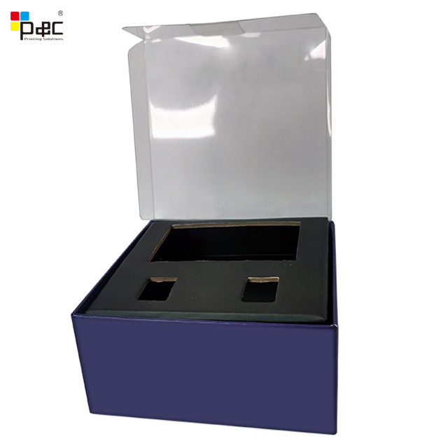 Custom Made Packaging Boxes High Quality Electronic Gift Boxes Paper Insert Ccustom Logo Packaging Box With Window