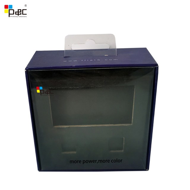 Custom Made Packaging Boxes High Quality Electronic Gift Boxes Paper Insert Ccustom Logo Packaging Box With Window