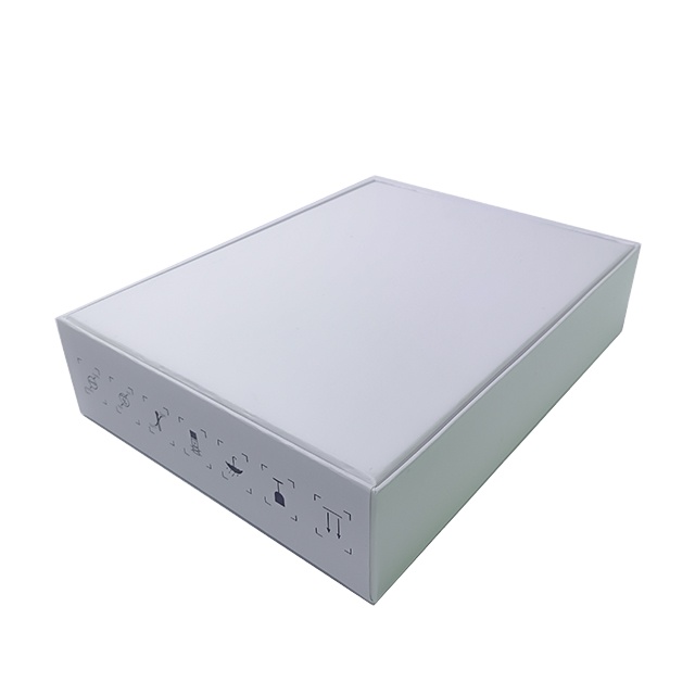 Wholesale lid and base gift box Suitcases Custom Logo Luxury Rigid Cardboard Lid And Base Box Packaging corrugated box