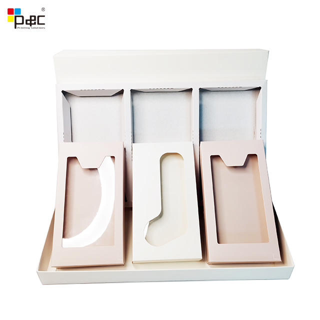 Customized High quality set gift box clothing sock packaging paper boxes custom made gift box supplier | P&C