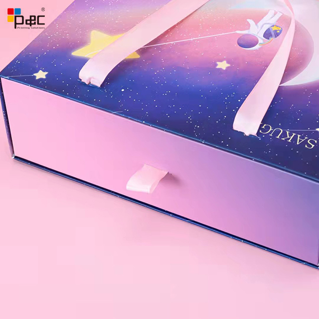P&C - Wholesale Luxury Foil Stamping Boxes Packaging Gift Drawer Box Packaging Customized Cosmetic Packing Box