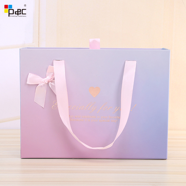 P&C - Wholesale Luxury Foil Stamping Boxes Packaging Gift Drawer Box Packaging Customized Cosmetic Packing Box