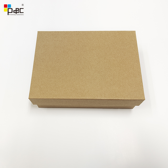 Hot Sales Brown Kraft Paper Box Wholesales Lid And Base Shoes Rigid Box Appliance Box